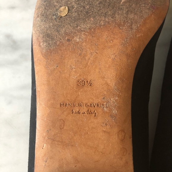 🛍 Mansur Gavriel Suede Ballet Flats - Picture 6 of 9